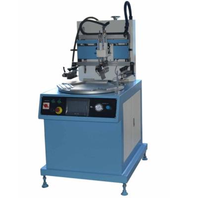 China Factory Automatic Flat Screen Printing Machine Silk Screen Machine Printer With Rotary Station For Can Glass for sale