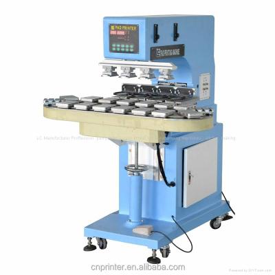 China Building Material Shops 4 Color Ceramic Pad Printing Machine Semi Automatic Machines For Cd / Ball / Ceramic for sale