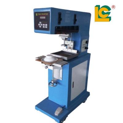 China Garment Shops Semi-automatic Pneumatic Single Color Pad Printing Machine For Electric Appliance LC-PM1-200 for sale