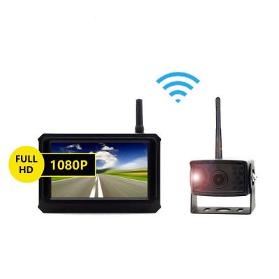 China AHD1080P Digital Wireless Rear View System With 200m Range 4.5inch IPS Monitor AHD1080P Wireless Interference Free Backup Camera 4.5inch for sale