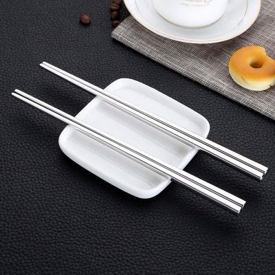 China Custom Solid Stainless Steel Minimalist Korean Flat Sleeve Cover Paper Chopsticks Industrial Equipment Soul Luxury for sale