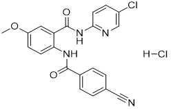 China 936539-81-0 n (5-Chloro-2-Pyridinyl) - 2 [(4-Cyanobenzoyl) amino] - hidrocloro 5-Methoxybenzamide à venda