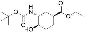 China 365997-33-7 (1S, 3R, 4R) - 3 (Boc-Amino) - 4-Hydroxy-Cyclohexanecarboxylic saurer Ethylester C14H25NO5 zu verkaufen