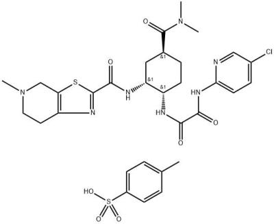 China 480449-71-6 Salz C31H38ClN7O7S2 1592732-453-0 Edoxaban TsOH zu verkaufen