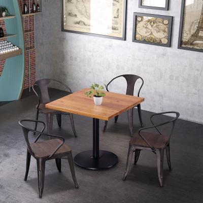 China Traditional hot sale industrial cafe wooden chairs and tables (SP-CT859) restaurant furniture for sale