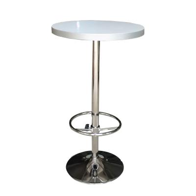 China (SP-RT112) high quality modern modern round bar tables and white chairs bar table for sale