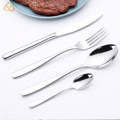 China Factory Wholesale Custom High Quality Luxury Viable Dinnerware Set Gift Set Stainless Steel Knife Fork Spoon Cutlery Set for sale