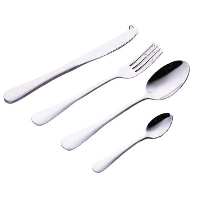 China Sustainable Stainless Steel Dinnerware Gold and Silvery Black Silverware Stainless Steel Tableware Household Wedding Dinnerware Set for sale