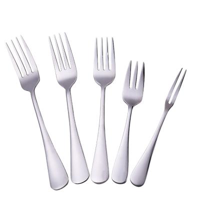 China Viable Hot Sale Wholesale Stainless Steel Dinner Fork Set With Customized Logo for sale