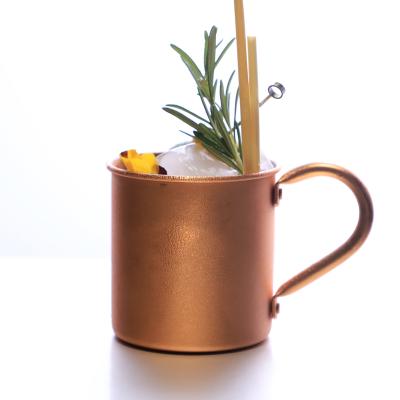 China Hot Selling Disposable 304 Stainless Steel Mug Metal Cup Rimmed Cup Moscow Mule Metal Copper Drinkware for sale