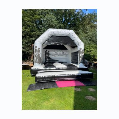 China PVC Party Inflatable Bouncy Club Wedding Jumping Castle Inflatable Trampoline With Blower for sale