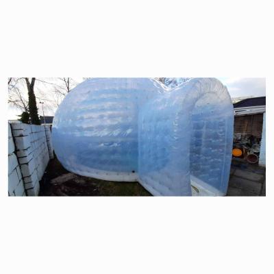 China Inflatable Hot Tub Dome Clear PVC Tent Winter Inflatable Bubble Tent For With Blower for sale