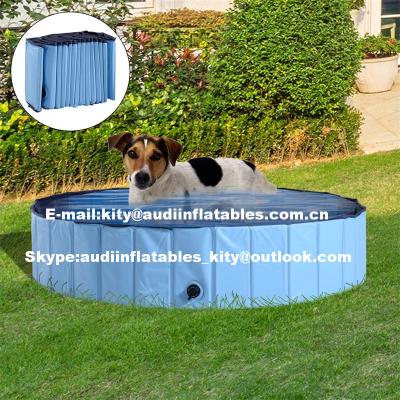 China Viable Collapsible Pet Pool Pet Tub Inflatable Dog Dog Tub for sale