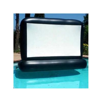 China Portable PVC Projector Screen Inflatable Cinema For Swimming Pool Outside (14feet) for sale