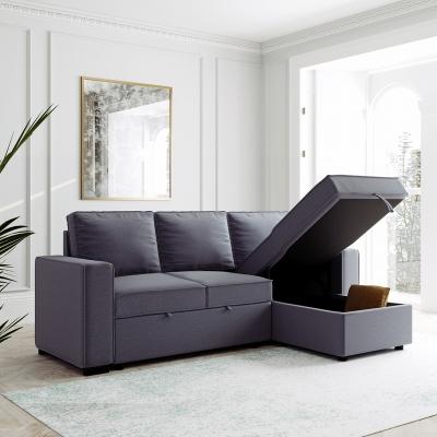 China Professional production fabric stretch hot sale modern sofa bed cheap furniture sofabed with storage for sale