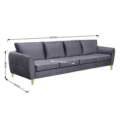 China Adjustable (other) Factory wholesale 2021 New Design modern estilo 2,4,5 seat Living Room Sofas furniture for sale