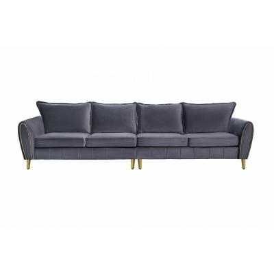 China Other Style Living Room Velvet Couch Factory Wholesale Modern Europe Type Tufted Sofas for sale