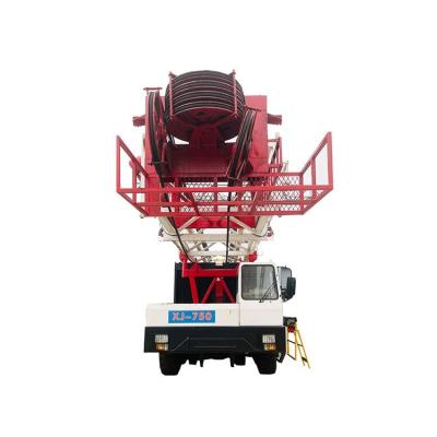 China energy & Factory Price 750Hp Mining Truck Mounted Drilling / Workover Stalls Workover Rig for sale