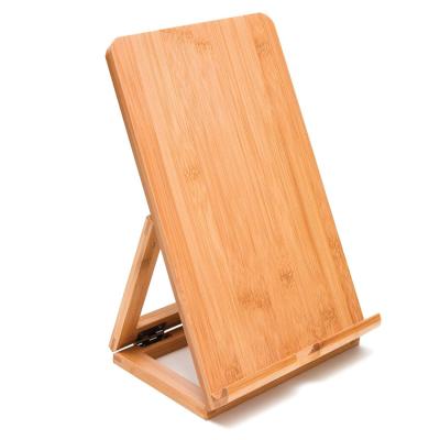 China Used adjustable folding easel optimizes positioning ipad display stand wood for sale