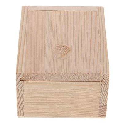 China Europe Protects Precious Baby Beautifully Handcrafted Natural Unpainted Wooden Tea Boxes for sale