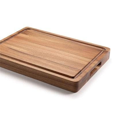 China Disposable Family Uses High Quality Custom Rectangular Acacia Wood Cutting Board for sale