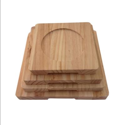 China Europe Style Strong And Durable Concise Set Of 4 Rectangular Wooden Coasters for sale