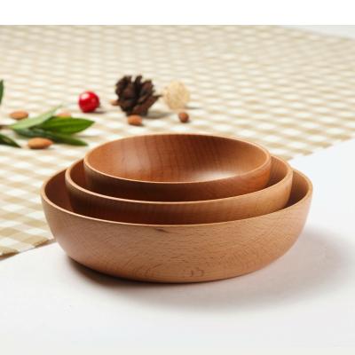 China Wholesale Custom Disposable Wooden Tray Unfinished Beech Wood Fruit Tray for sale