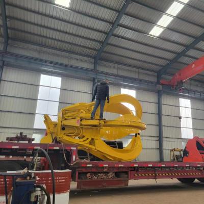 China Ports Direct Selling Tractor Grapple Four Rope Grab For Waste Processing for sale