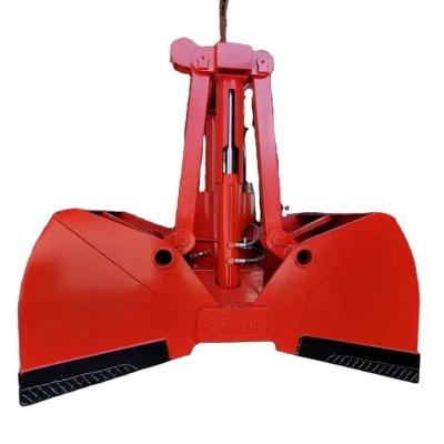 China Ports grab material density not exceeding 1.5t/m cube excavator log rotation grapple electric hydraulic grab steel bucket for sale