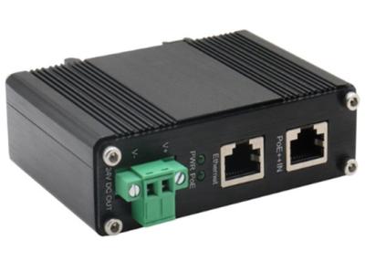 China Din Rail Industrial Gigabit POE Injector 802.3bt 95W PoE Splitter 24VDC for sale