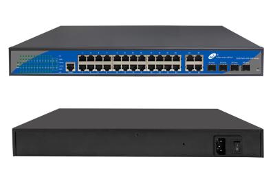 중국 운영된 포 이서네트 스위치, 파워 오브 이더넷은 24 항구를 바꿉니다 판매용