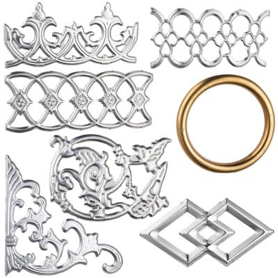 China Stainless Steel Materials Balcony Railing Accessories Modern Flower Shape Door&window Fence Decorative Fixture for sale