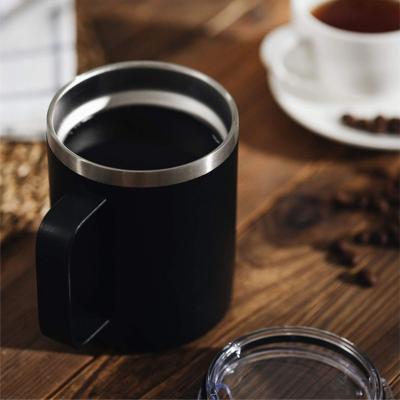 China 2022 Coffee Mug 12oz 304 Stainless Steel Thermos Wine Beverage PORTABLE Hot-selling Glass Belts Handle Large Capacity for sale