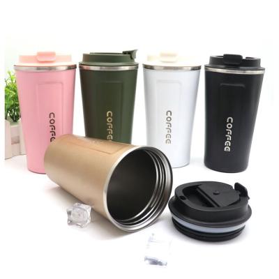 China 2022 Hot Sale 380ml PORTABLE Stainless Steel Travel Eco-Friendly Double Walled Coffee Mug Vacuum Insulated Reusable Tumbler Coffee Cup for sale