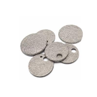 China Metal High Temperature Resistance Sintered Fiber Burner Filter Disc for sale