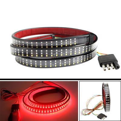 China Car Atmosphere Lights 3 Row Pickup Tail Lights Belt 60 Inch 150cm Led Lamp For Car LED SANPAI for sale