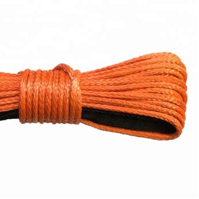 China High durability factory price 8mm braided uhmwpe stretch winch pulling towing rope for sale for sale