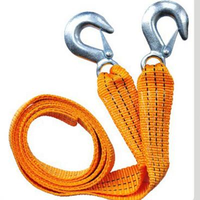 China Heavy Duty Polyester Tractor Vehicle Snatch Strap Towing Recovery Strap With Shackles for sale