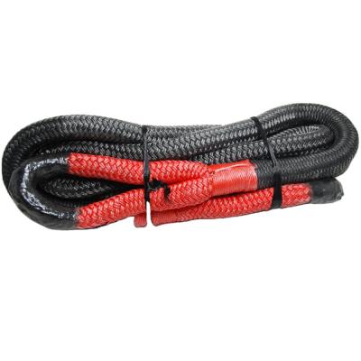 China Hot Selling High Strength Strong Kinetic Recovery Stretch Offroad Tow Ropes With Shackle for sale