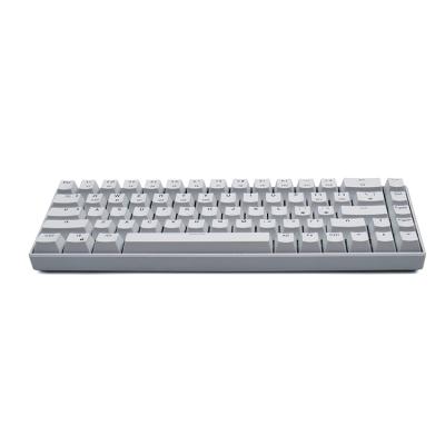 China Anti-ghosting drop shipping 68 layout single light backlight mecanical keyboard in stock for sale