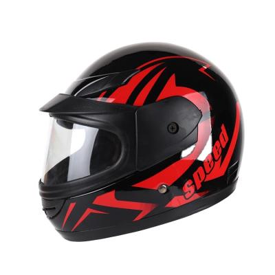 China Cheap Sun Shield Safety Spider Man Black Full Face Kids Helmet Motorcycle Helmet for sale