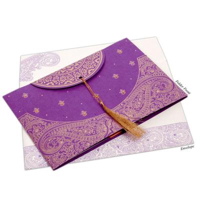 China Europe hot sale new fashion style wedding invitation cards with custom print for sale