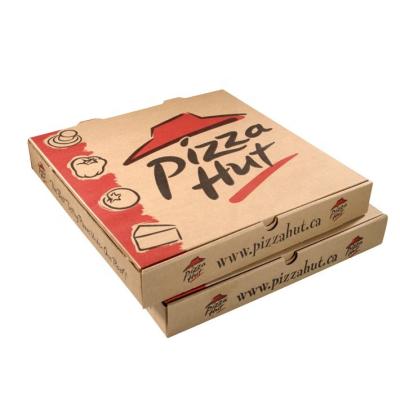 China New Design Recyclable Custom Printed Corrugated Paper Pizza Box Wholesale for sale