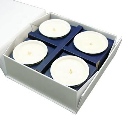 China recyclable & Handmade Custom Candle Packaging Paper Card Tray Folding Gift Boxes Wholesales for sale