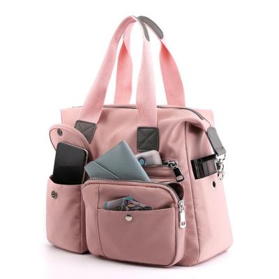 China 2021 Water Resistant Factory Colorful Design Maternity Mum Bags Tote Handbag Waterproof Travel Mom Baby Diaper Bag Backpack For Mom Baby Care for sale