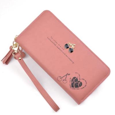 China New Fashion Ladies Buckle Wallet Female Long Zipper Wallet Student Waterproof Coin Purse Women Wallet Clutch for sale