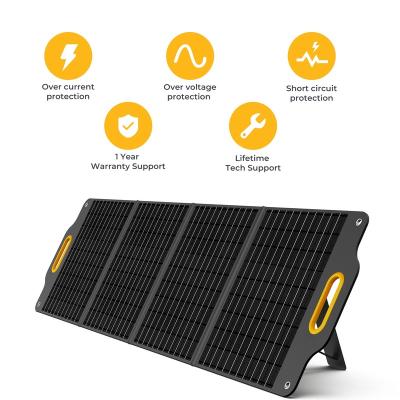 China Powerness 120 Watt Solar Panel With Patented LCD Display Portable Foldable Solar Panel Solar Charger 0 for sale