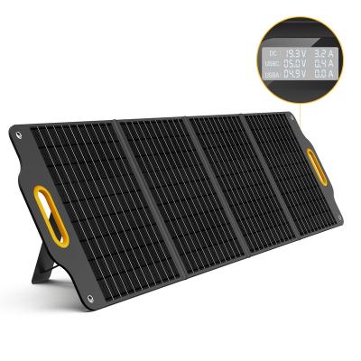 China Powerness 120 Watt Solar Panel With Patented LCD Display Portable Solar Panel Solar Charger 0 for sale