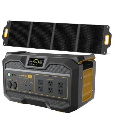 China 2500W plus 200W increasing RV power station camping backup solar generator for powerness 2500W Power Station+200W solar panel for sale