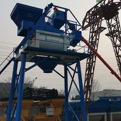 China Building Material Shops Yili Twin Shaft JS1000 Concrete Mixer For Prepared Concrete Batching Plant HZS60 for sale